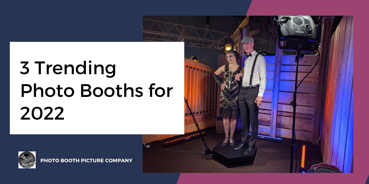 Blog thumbnail titled 3 Trending Photo Booths for 2022