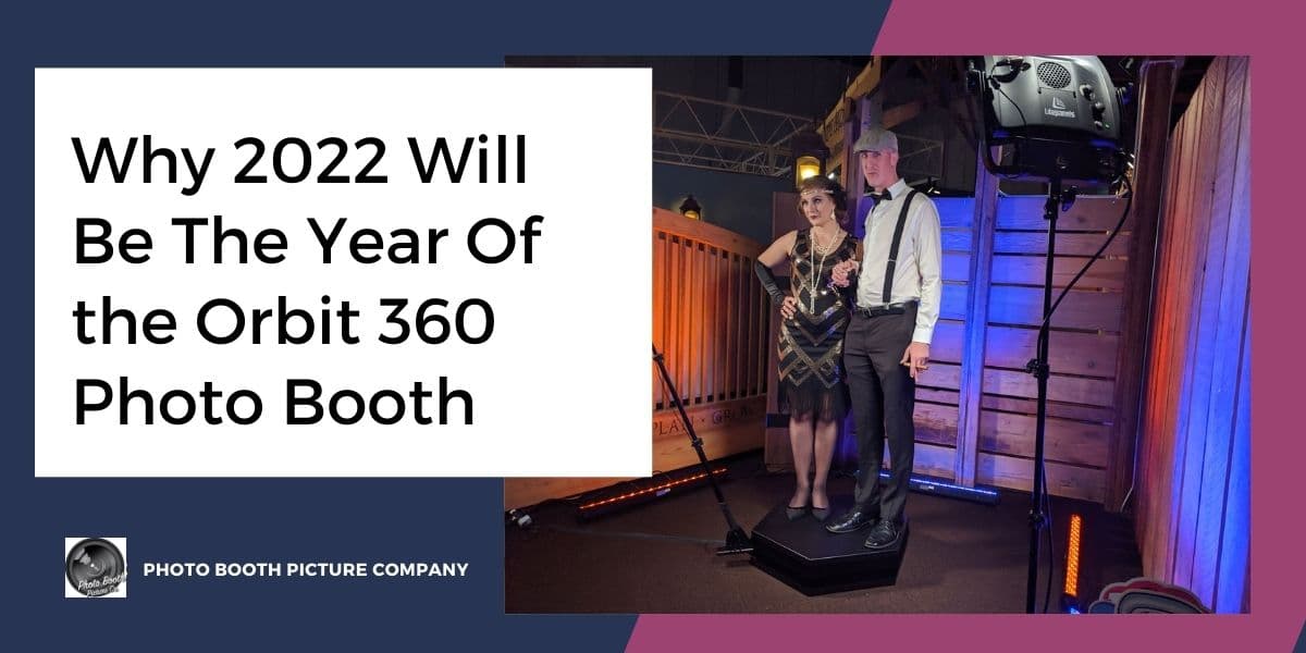 Blog thumbnail titled Why 2022 Will Be The Year Of the Orbit 360 Photo Booth
