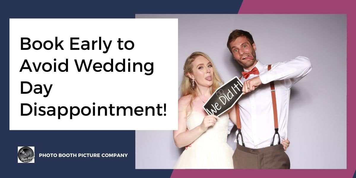 Blog thumbnail titled Book Early to Avoid Wedding Day Disappointment